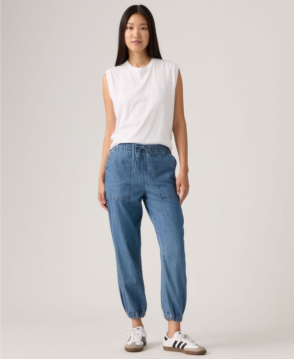 リーバイス レディース ボトムス カジュアルパンツ Levis Womens Essential MidRise Jogger Pants Going Steady Jogger