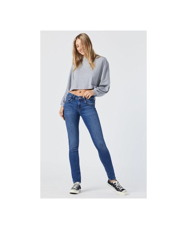 マーヴィ ジーンズ レディース ボトムス デニムパンツ Mavi Jeans Womens Alexa Mid Rise Skinny in Mid Supersoft Denim Indigo イン