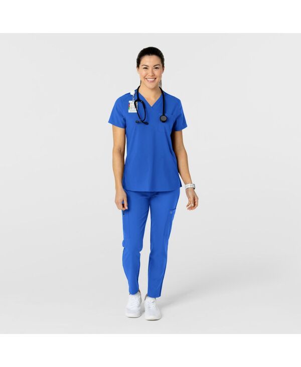 ウィンク レディース ボトムス カジュアルパンツ Wink Womens W123 FlexnReach Track Scrub Pant Royal