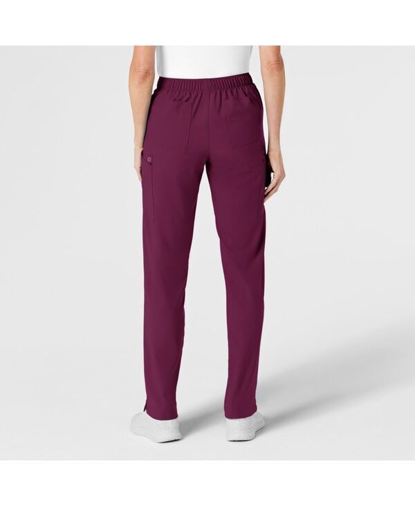 ウィンク レディース ボトムス カジュアルパンツ Wink Womens W123 Flat Front Cargo Scrub Pant Wine ワイン