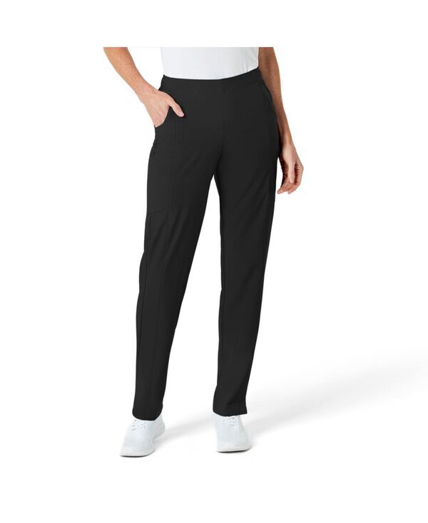 ウィンク レディース ボトムス カジュアルパンツ Wink Womens W123 Flat Front Cargo Scrub Pant Black ブラック