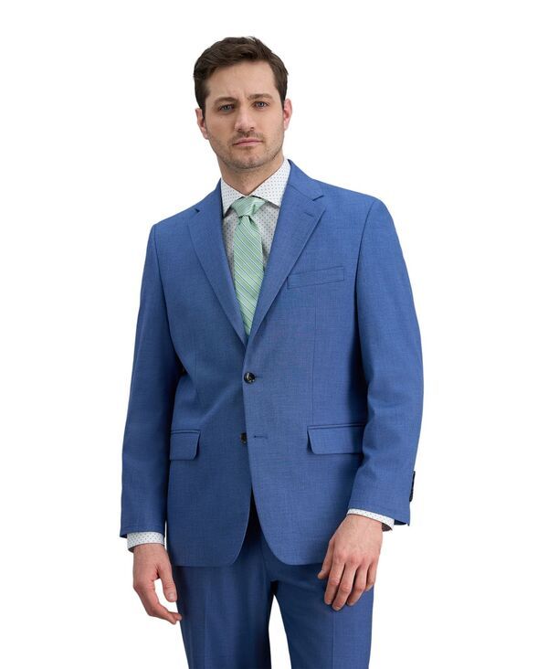 ハガー メンズ アウター ジャケット・ブルゾン Haggar Mens Premium Stretch ClassicFit Suit Jacket Azure