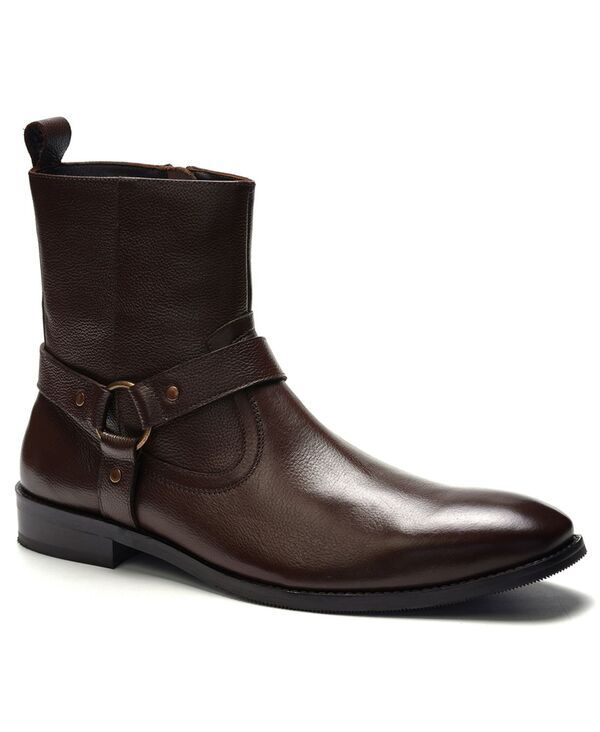 アンソニー ヴィア メンズ シューズ ブーツ・レインブーツ Anthony Veer A Veer Mens Westin Side Zipper Harness Boots Brown ブラウン