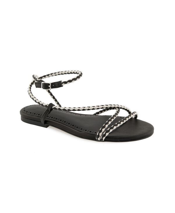 レベッカミンコフ レディース シューズ サンダル Rebecca Minkoff Womens Ayla Falt Sandal Blackoff white オフホワイト