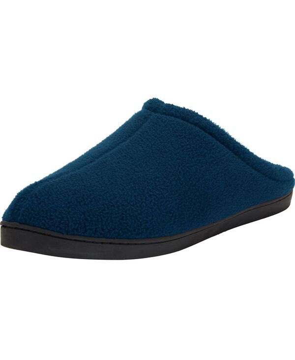 キングサイズ メンズ シューズ サンダル トール フリース KingSize Mens Big Tall Fleece Clog Slippers Navy ネイビー