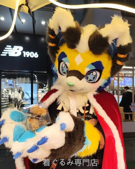 狼　犬　猫　着ぐるみ ヘッド全頭　ヘッド ケモノ ファースーツ ぬいぐるみ コスプレ コスチューム Kurumi 一点物 C954