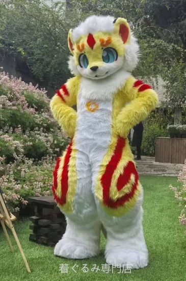 狼　犬　猫　着ぐるみ ヘッド全頭　ヘッド ケモノ ファースーツ ぬいぐるみ コスプレ コスチューム Kurumi 一点物 C957