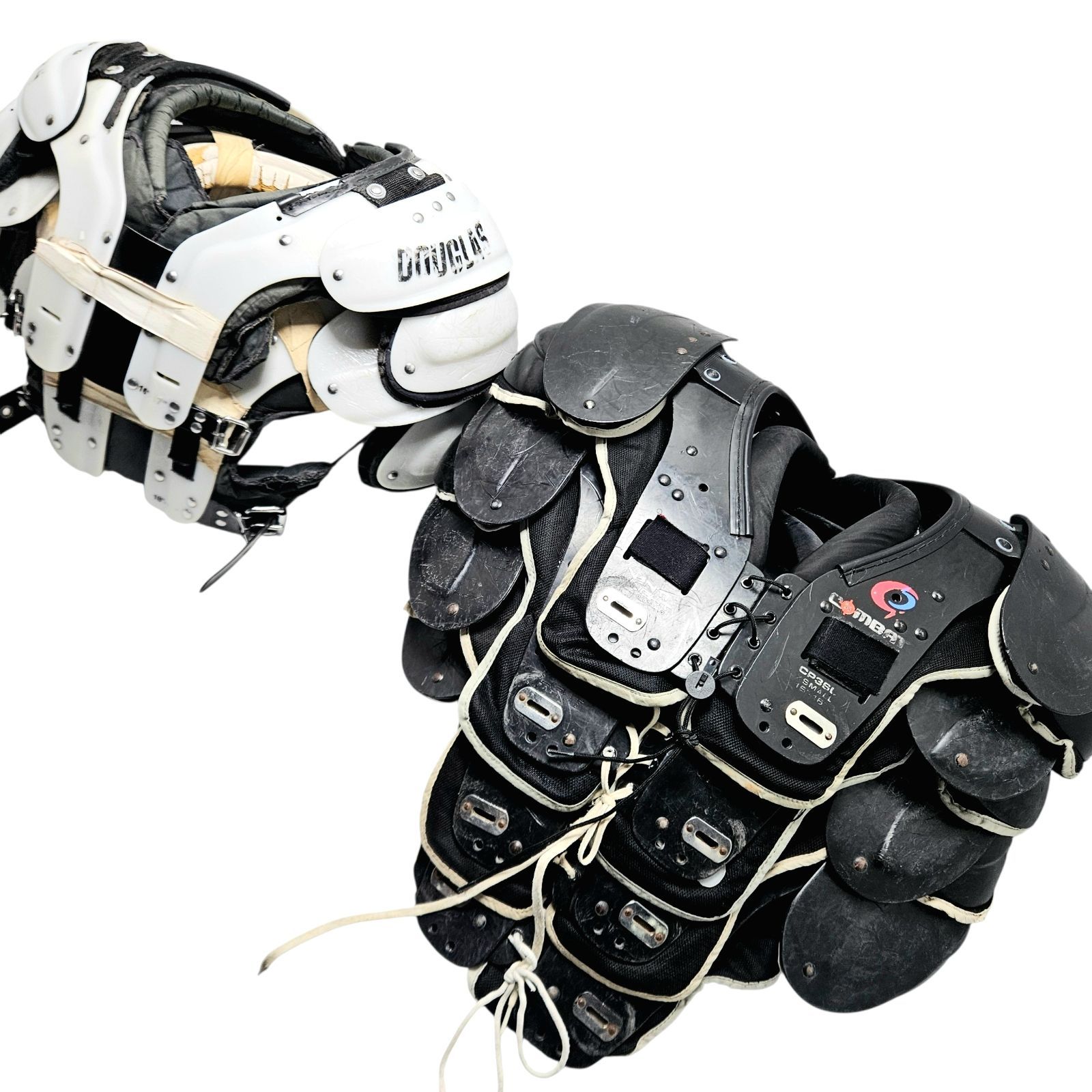 【ジャンク】 アメフト ショルダーパッド 6台セット Douglas QBAT CP36L まとめ売り
