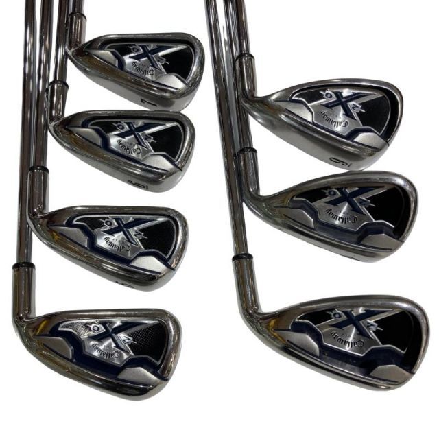 【中古】 キャロウェイ X・20(新溝適合) 8S USA アイアンセット IR Callaway Golf Steel (フレックスUNI) メンズ 男性用 右利き 右用 Dランク ゴルフクラブ