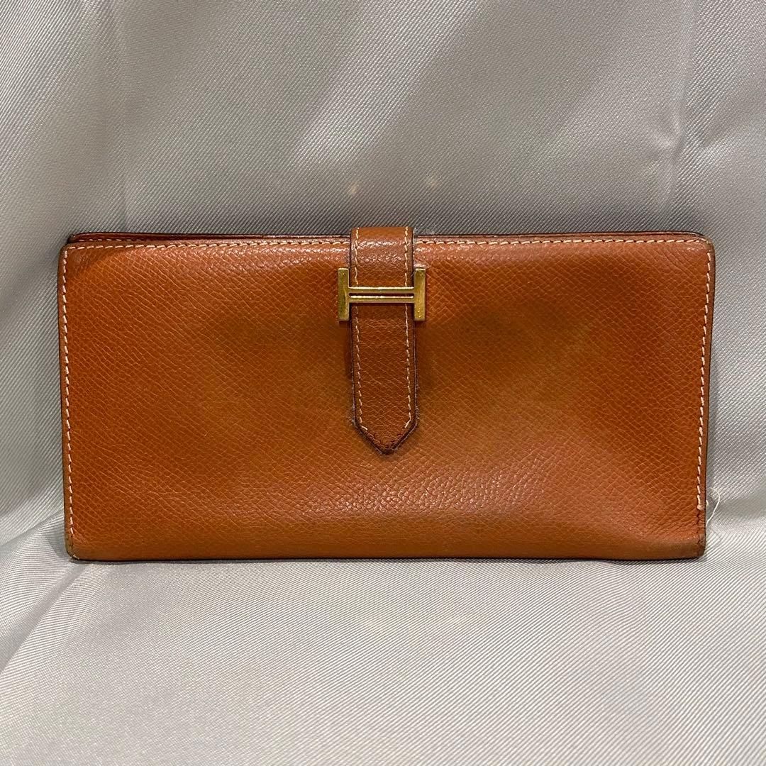 HERMES エルメス ベアンスフレ □I刻印 長財布 二つ折り レディース