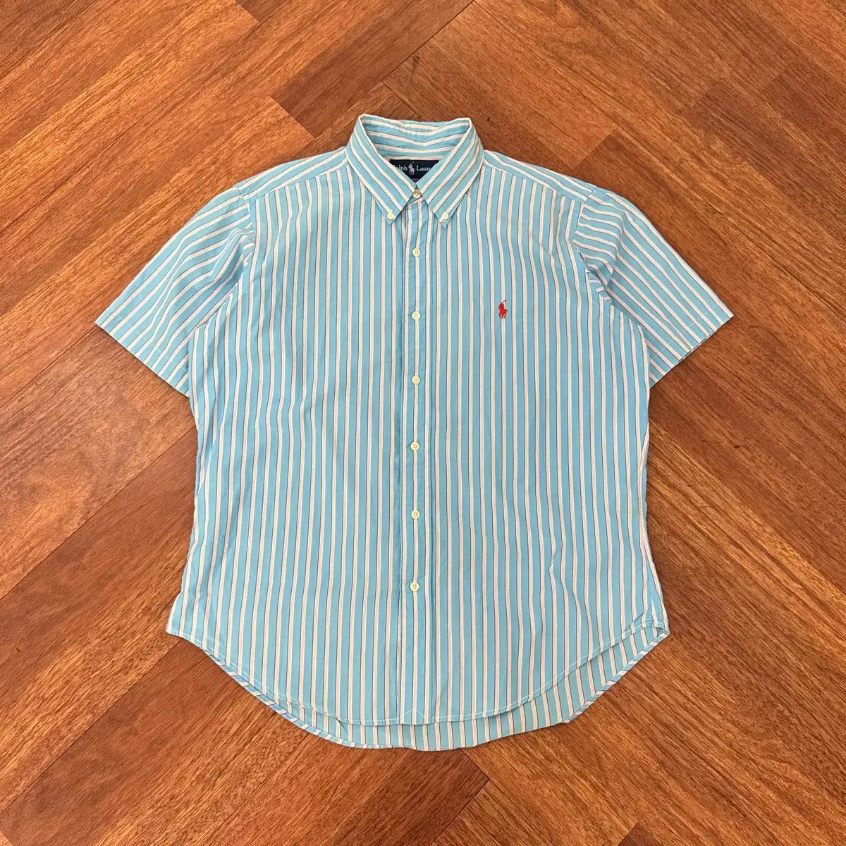POLO ストライプ RALPH ラルフローレン LAUREN 半袖シャツ ポロ - 半袖 