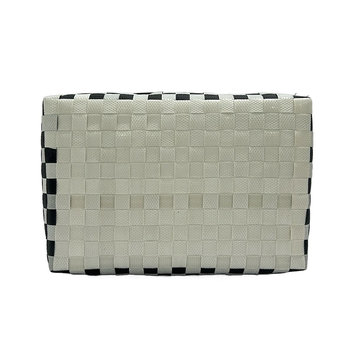 MARNI(マルニ) トートバッグ マルニマーケット 白×黒 かごバッグ