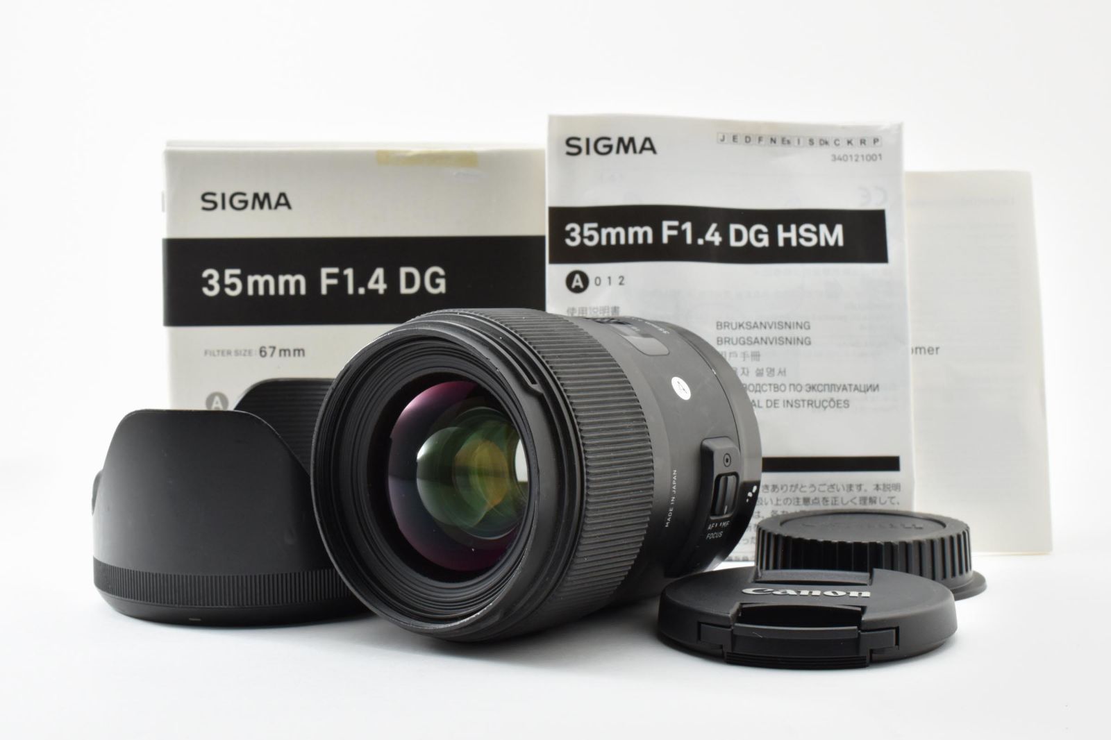 ■美品■ SIGMA 35mm F1.4 DG HSM Canon EFマウント