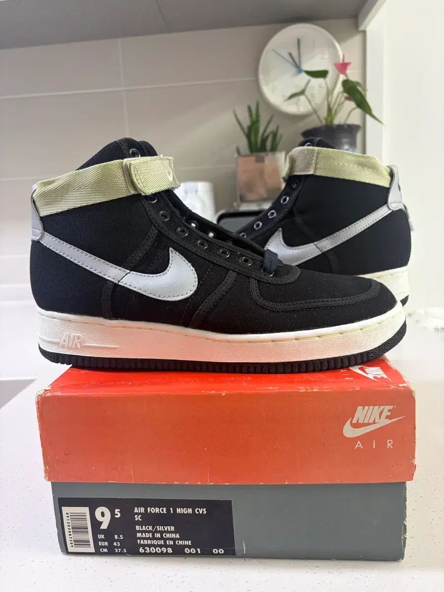 Air force1 cvs high 黒 (ソ・テジ)