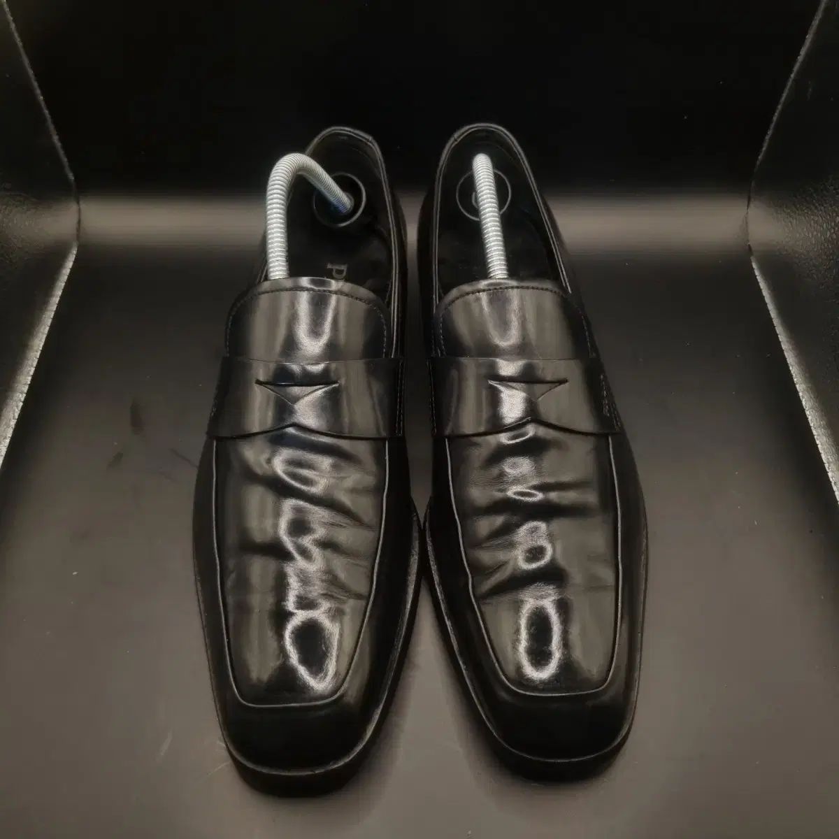 PRADA プラダ スクレト ローファー ブラック uk7 5