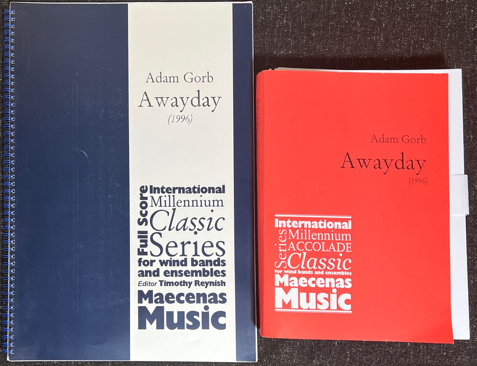 ゴーブ アウェイデイ (フルスコア) 輸入楽譜 1996年 Gorb Awayday マイセナス・ミュージック/Maecenas Music 洋書