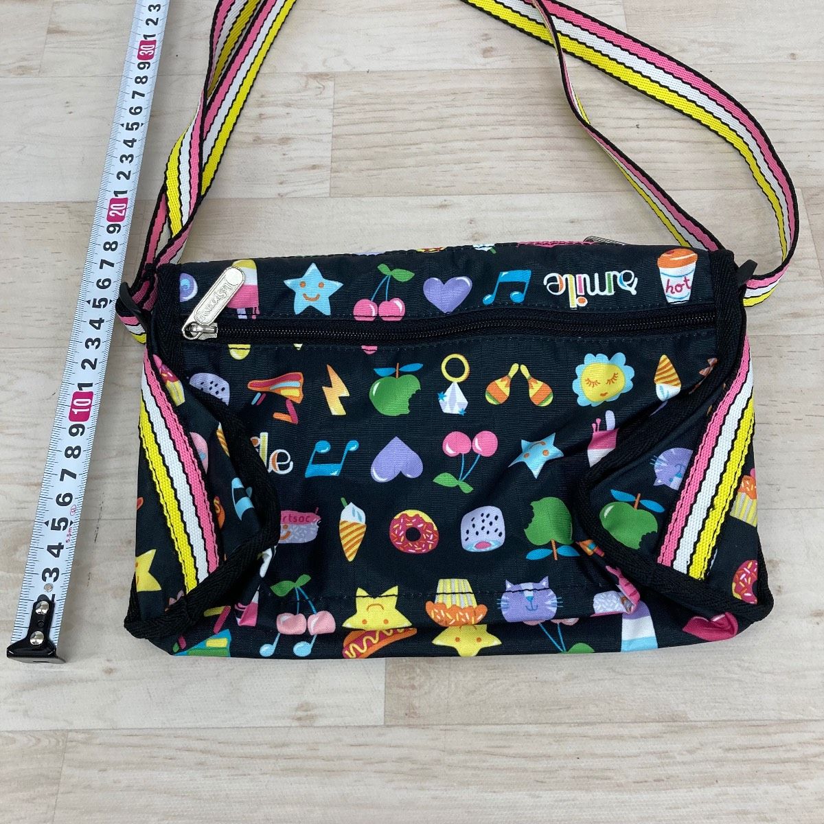 激レア レスポートサック 2way 総柄 トロピカルフルーツ ショルダー 