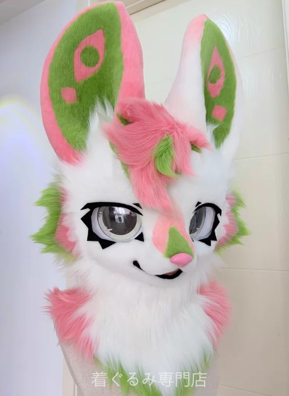 狼　犬　猫　着ぐるみ ヘッド全頭　ヘッド ケモノ ファースーツ ぬいぐるみ コスプレ コスチューム Kurumi 一点物 C966 71,500円