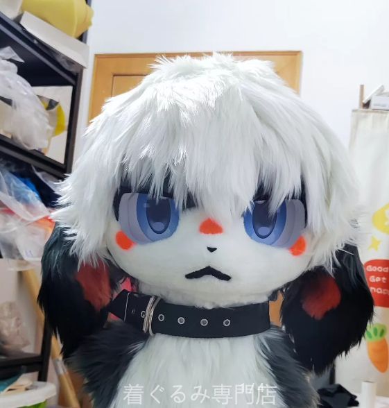 狼　犬　猫　着ぐるみ ヘッド全頭　ヘッド ケモノ ファースーツ ぬいぐるみ コスプレ コスチューム Kurumi 一点物 C967