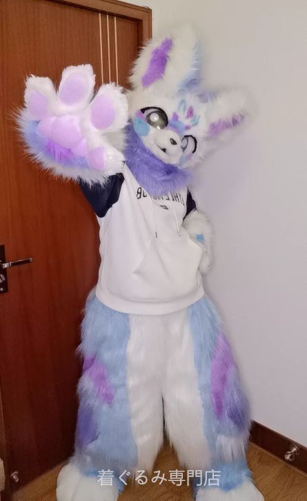 狼　犬　猫　着ぐるみ ヘッド全頭　ヘッド ケモノ ファースーツ ぬいぐるみ コスプレ コスチューム Kurumi 一点物 C968
