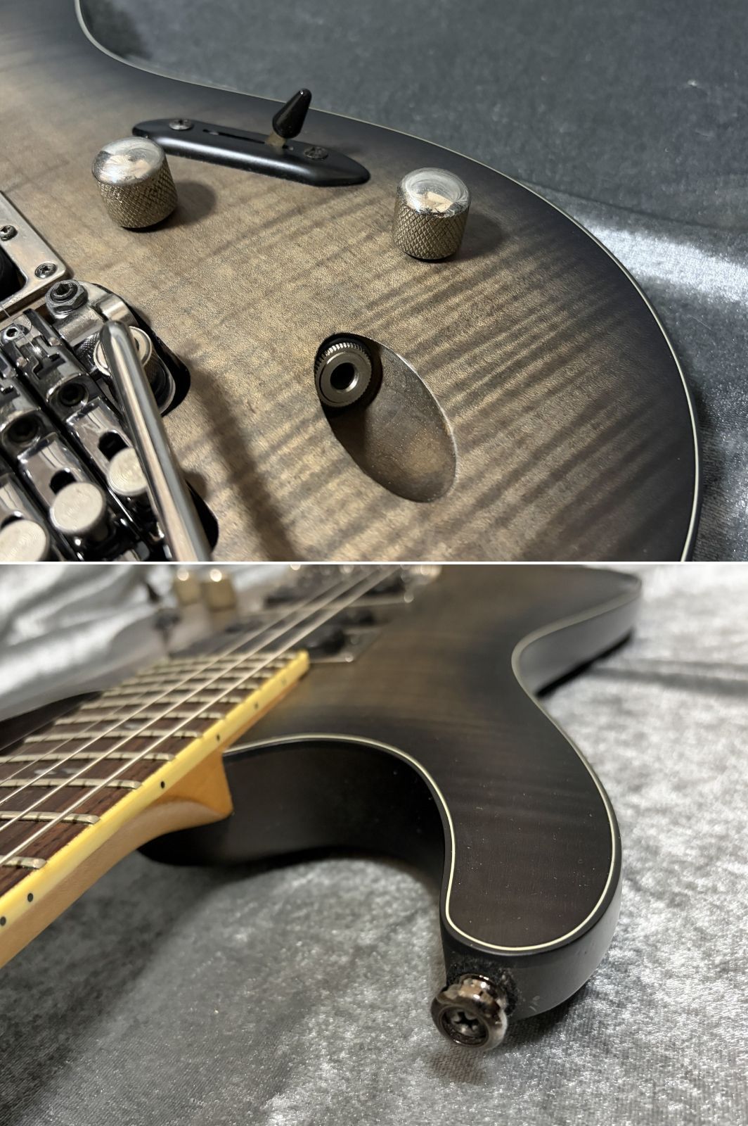 アイバニーズ　エレキギター S670 可動品フレイムサンバースト Ibanez アイバニーズ S670FM 2007年製 フレイムメイプルトップ ZR