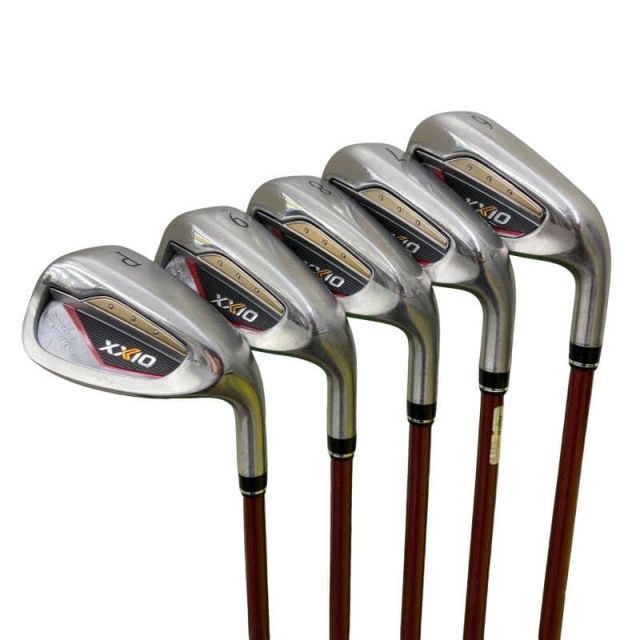 【中古】 ダンロップ XXIO(2024) 5S(レッド) アイアンセット IR XXIO MP1300(IR) レッド (フレックスR) メンズ 男性用 右利き 右用 Cランク ゴルフクラブ