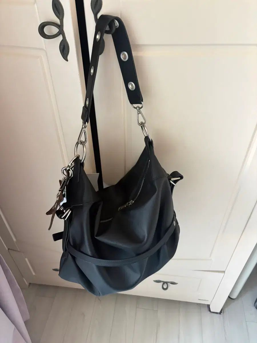yeomim スラウチバッグ ナイロン ブラック slouchy bag (nylon blac