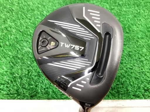 【中古】 本間ゴルフ TOUR WORLD TW757 5W フェアウェイウッド FW VIZARD FZ-5 (フレックスS) メンズ 男性用 右利き 右用 Cランク ゴルフクラブ