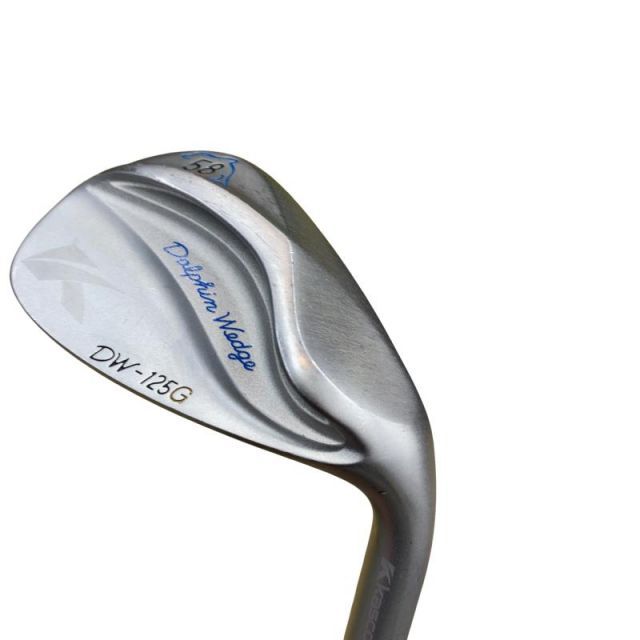 【中古】 キャスコ Dolphin Wedge DW-125G シルバー 58° ウェッジ WG Dolphin DP-231 (フレックスその他) メンズ 男性用 右利き 右用 Cランク ゴルフクラブ