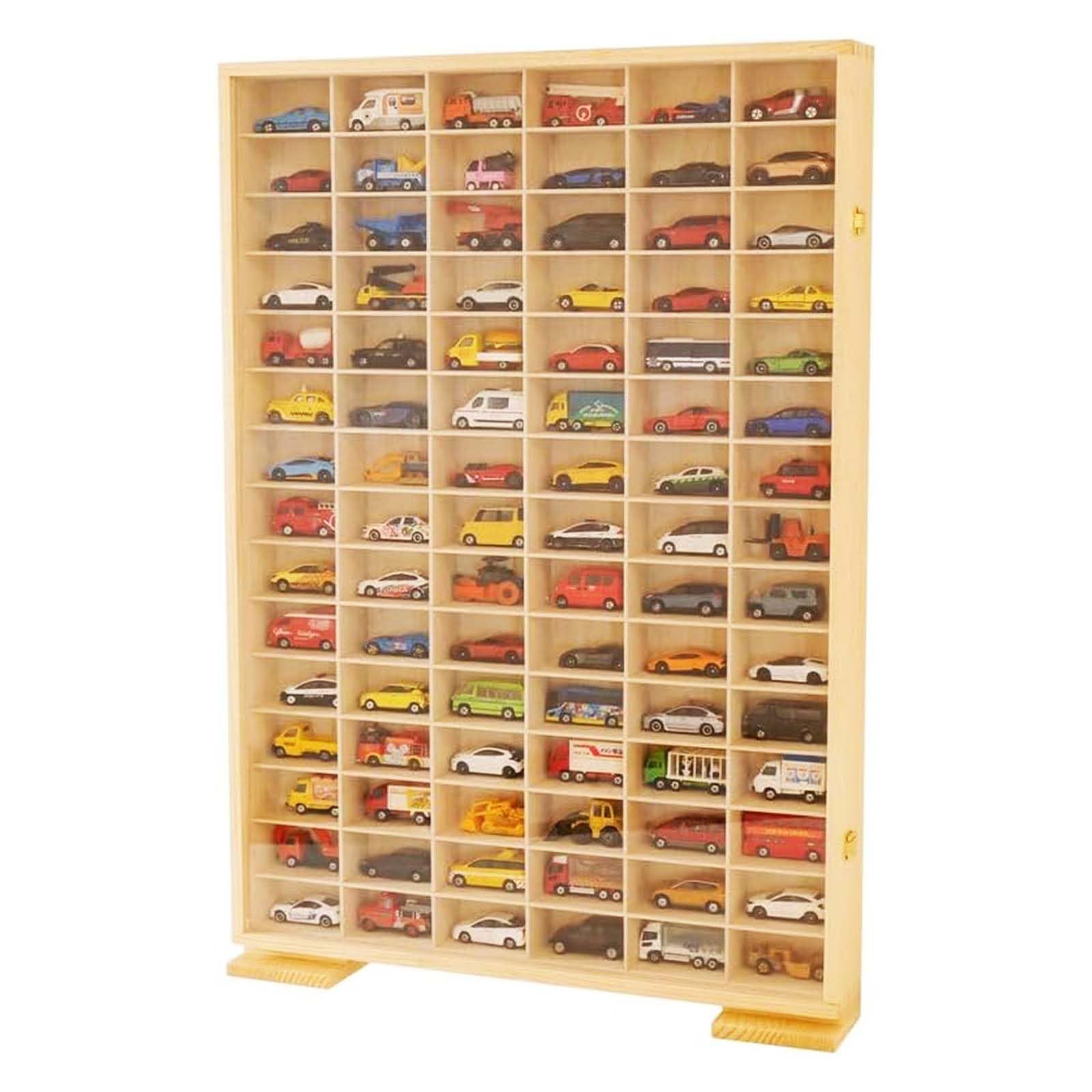 【思い出の、保管に。】 ミニカーケース ミニカー ケース 収納 90台収納 【JAPAN BRAND】送料無料 840a5826