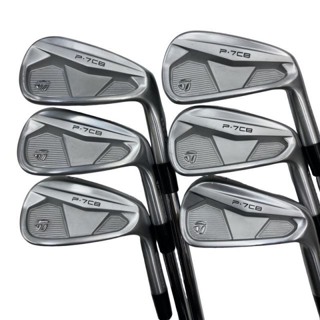 【中古】 テーラーメイド Taylor Made P・7CB(2024) 8S アイアンセット IR 純正特注シャフト (フレックスS) メンズ 男性用 右利き 右用 Cランク ゴルフクラブ