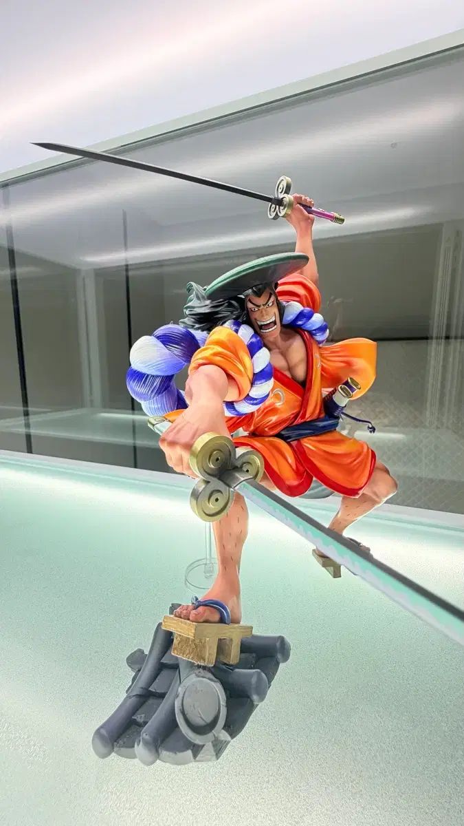 超レア実物 ONE PIECE 光月おでん 台座 取り外し 可能 バージョン フィギュア