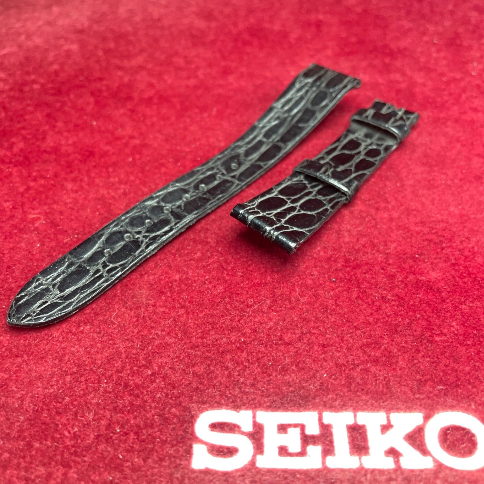 未使用保管品 純正尾錠 SEIKO セイコー スピリット 電池交換済 梨地