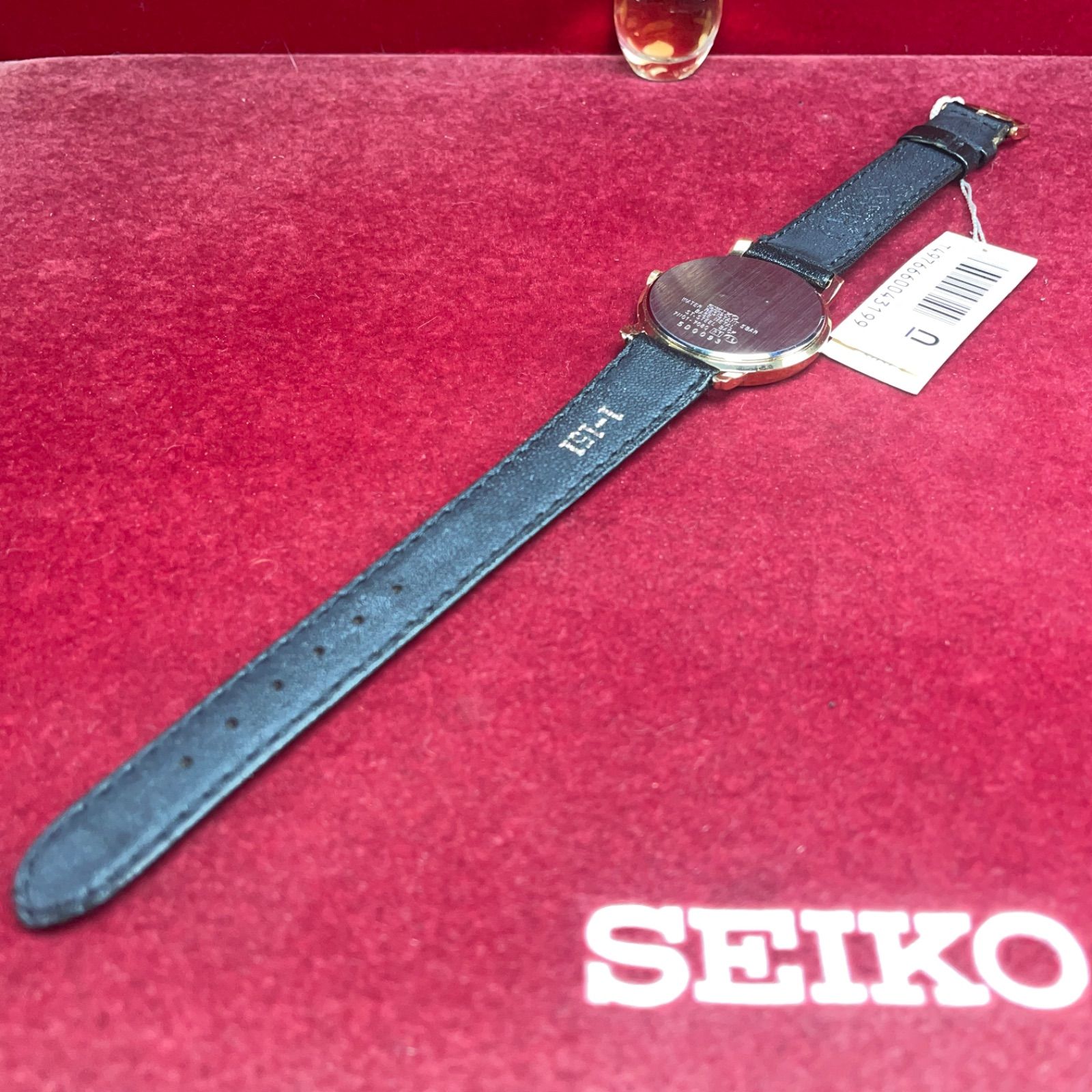 未使用保管品 純正尾錠 SEIKO セイコー スピリット 電池交換済 梨地