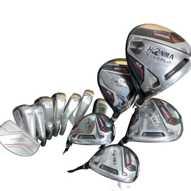 【中古】 本間ゴルフ TOUR WORLD ZERO SP 13S(10.5°) クラブセット CS VIZARD ZERO SP (フレックスSR) メンズ 男性用 右利き 右用 Cランク ゴルフクラブ