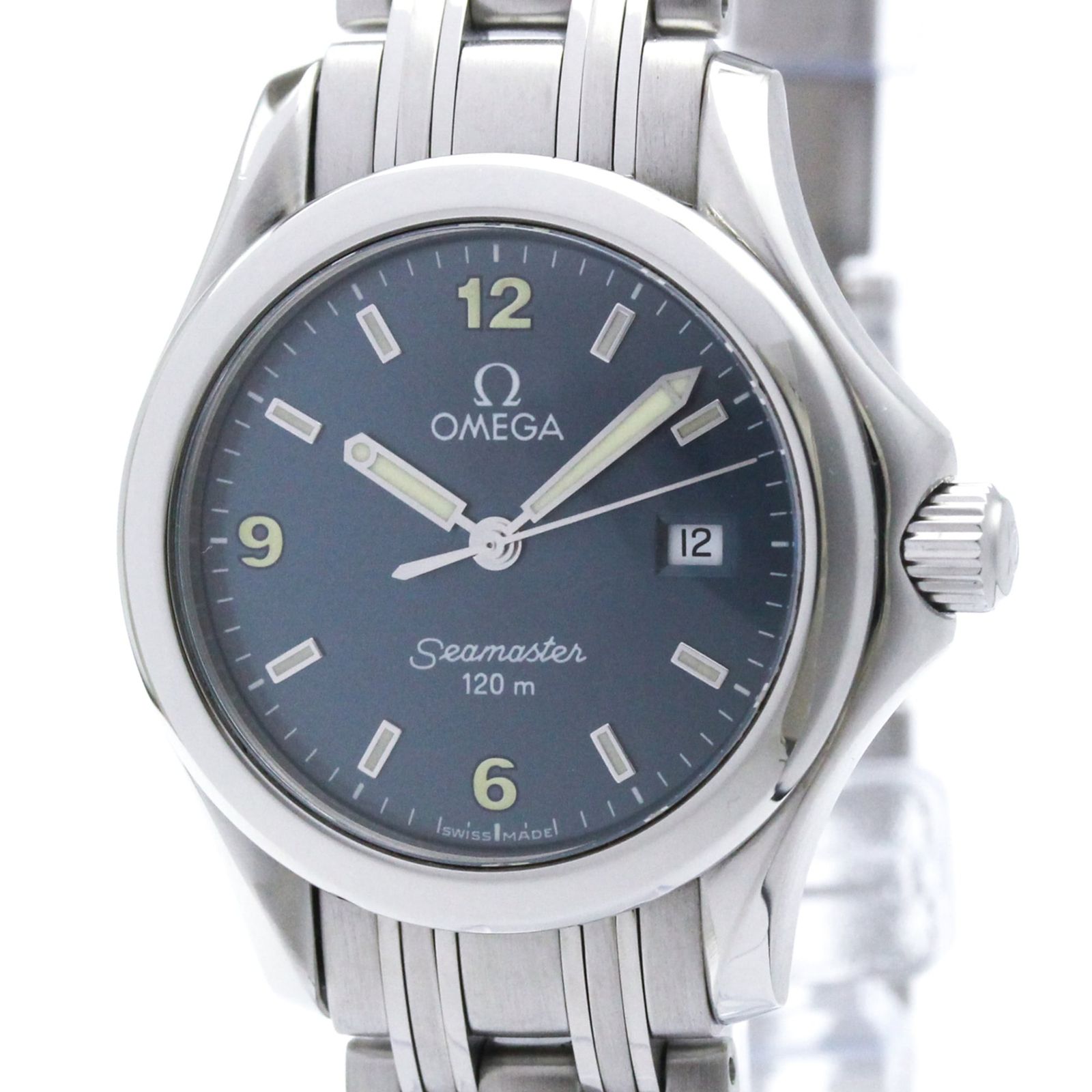 オメガ (OMEGA) シーマスター 120M ステンレススチール クォーツ レディース 時計 2581.83 (外装仕上げ済み)