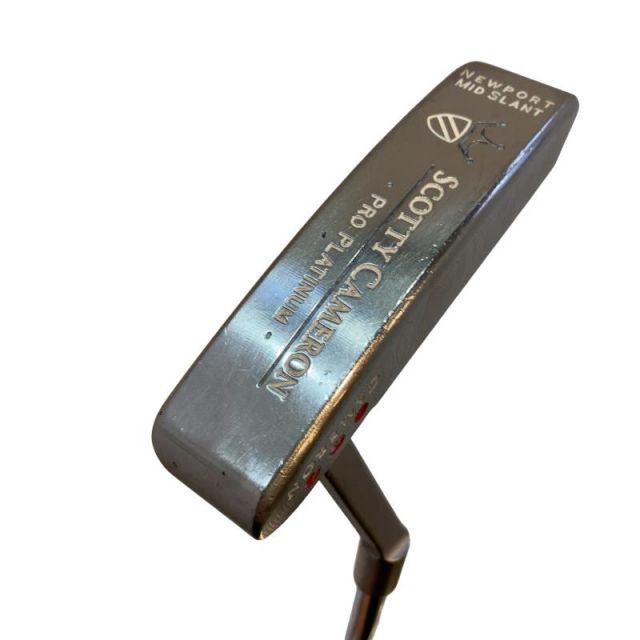 【中古】 タイトリスト SCOTTY CAMERON PRO PLATINUM NEWPORT 2 MID SLANT ●●● パター PT Micro Step (フレックスその他) メンズ 男性用 右利き 右用 Cランク ゴルフクラブ