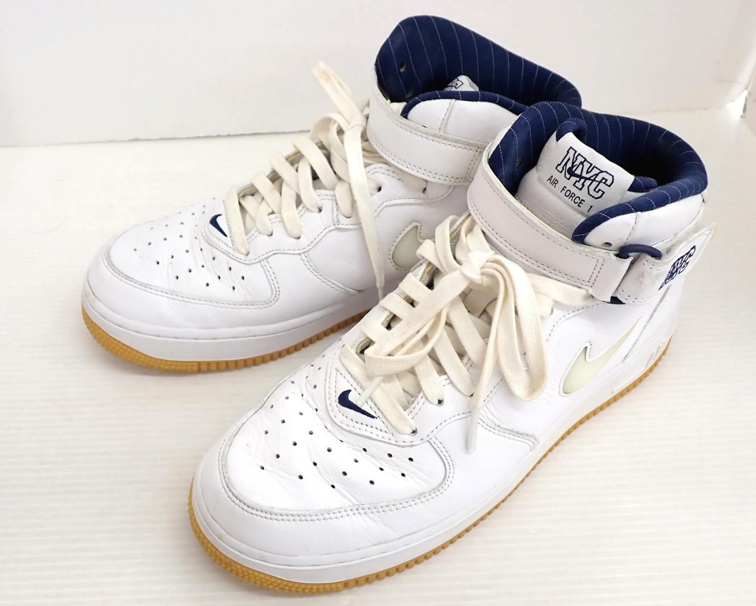 ★8456☆NIKE ナイキ AIR FORCE 1 MID QS エアフォース1 ミッド DH5622-100 スニーカー　27㎝