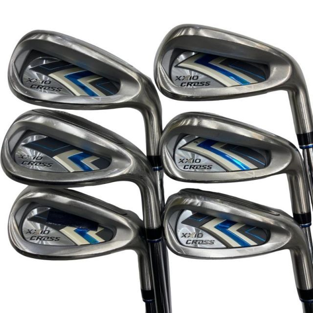 【中古】 ダンロップ XXIO CROSS(2021) 7S アイアンセット IR NS PRO 860GH D.S.T for XXIO (フレックスR) メンズ 男性用 右利き 右用 Cランク ゴルフクラブ