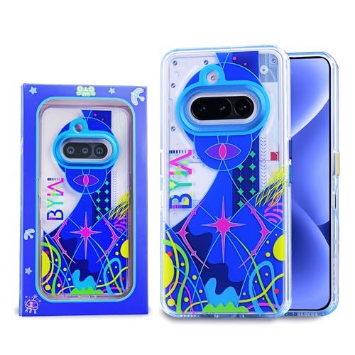 Ibywind 対応 Nothing Phone 3a 5G ケース フルカバー 黄変防止 耐衝撃- Nebula Rhapsodye