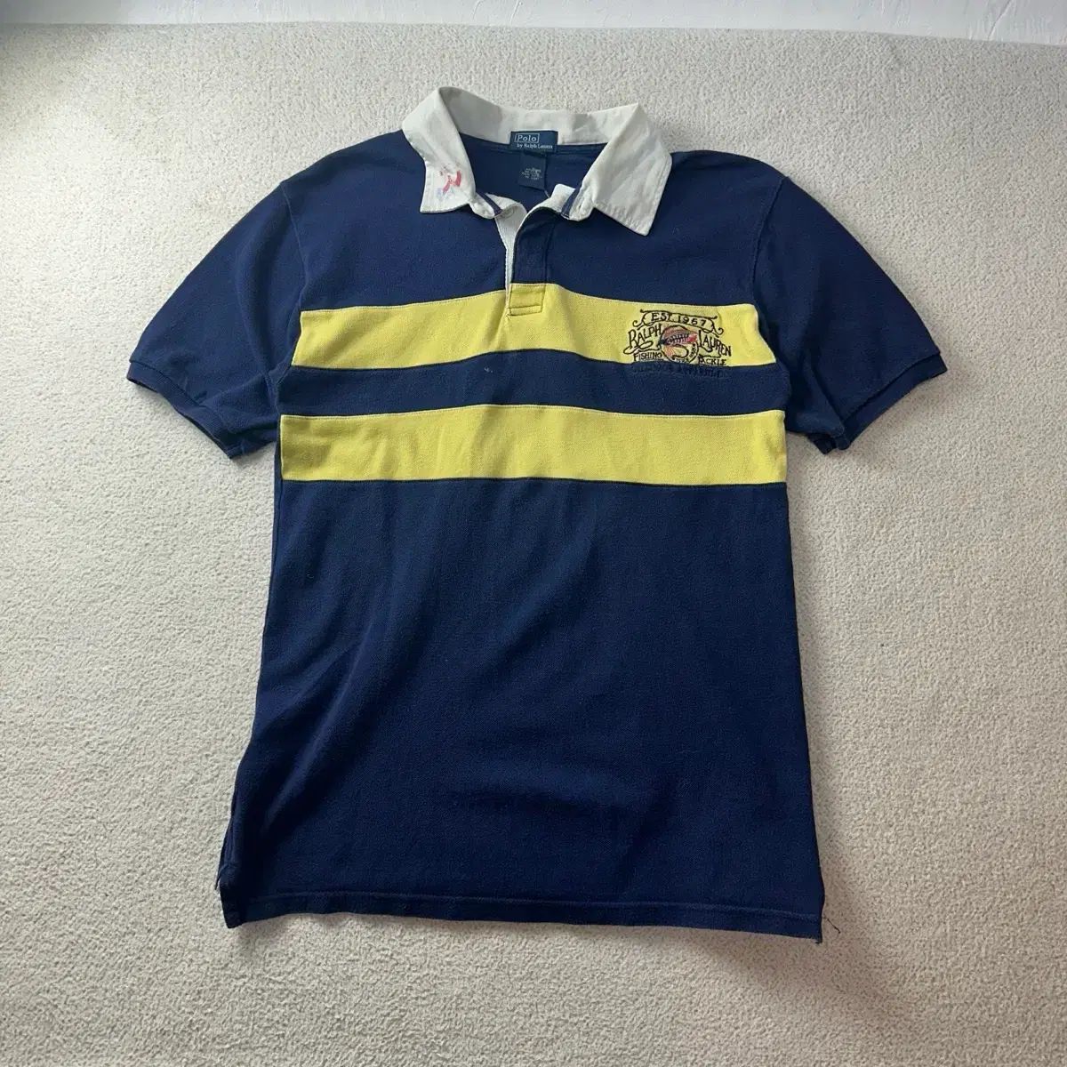 95 ポロラルフローレン ストライプ PK半袖Tシャツ