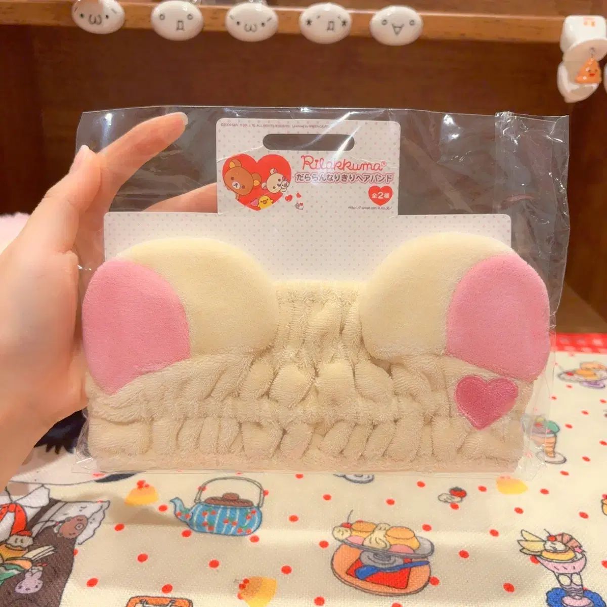 コリアラックマ ぬいぐるみ ヘアバンド レア