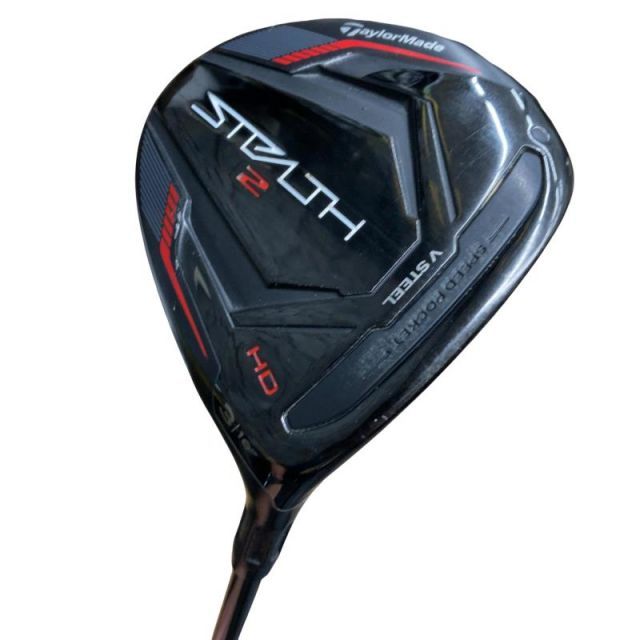 【中古】 テーラーメイド STEALTH2 HD 3W フェアウェイウッド FW TENSEI RED TM50(STEALTH FW) (フレックスS) メンズ 男性用 右利き 右用 Cランク ゴルフクラブ