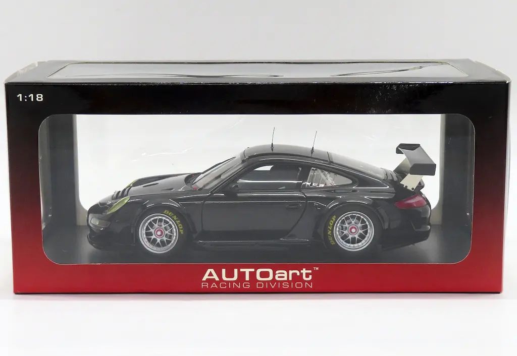 【中古】ミニカー 1/18 Porsche 911(997) GT3 RSR 2009 PLANE BODY(ブラック) 「RACING DIVISION」 [80974]