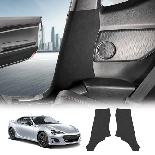 KUNGKIC 2012-2020 トヨタ 86 GT86 ZN6 スバル BRZ ZD6 専用 Bピラーマット Bピラー プロテクター キズ 汚れ 防止 シートステッカー インテリア 保護 カバー 内装 車内グッズ アクセサリー スエード 31541853