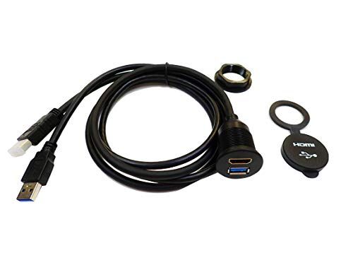 (2年保証/PL保険付)スズキ ジムニー&シエラ&ノマド(JB64/74/JC74) 専用 USB&HDMI接続用 ソケットキット ナビとのスマート接続に! パーツ アクセサリーas 3d9bd775