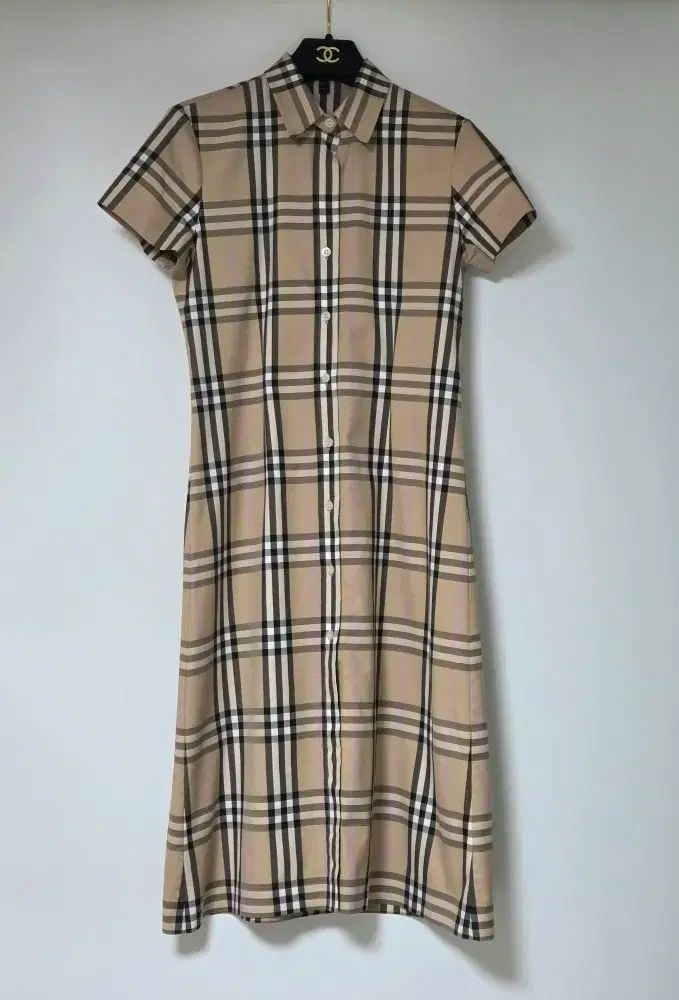 バーバリー ロンドン BURBERRY LONDON ノバ チェック ワンピース (UK 6)