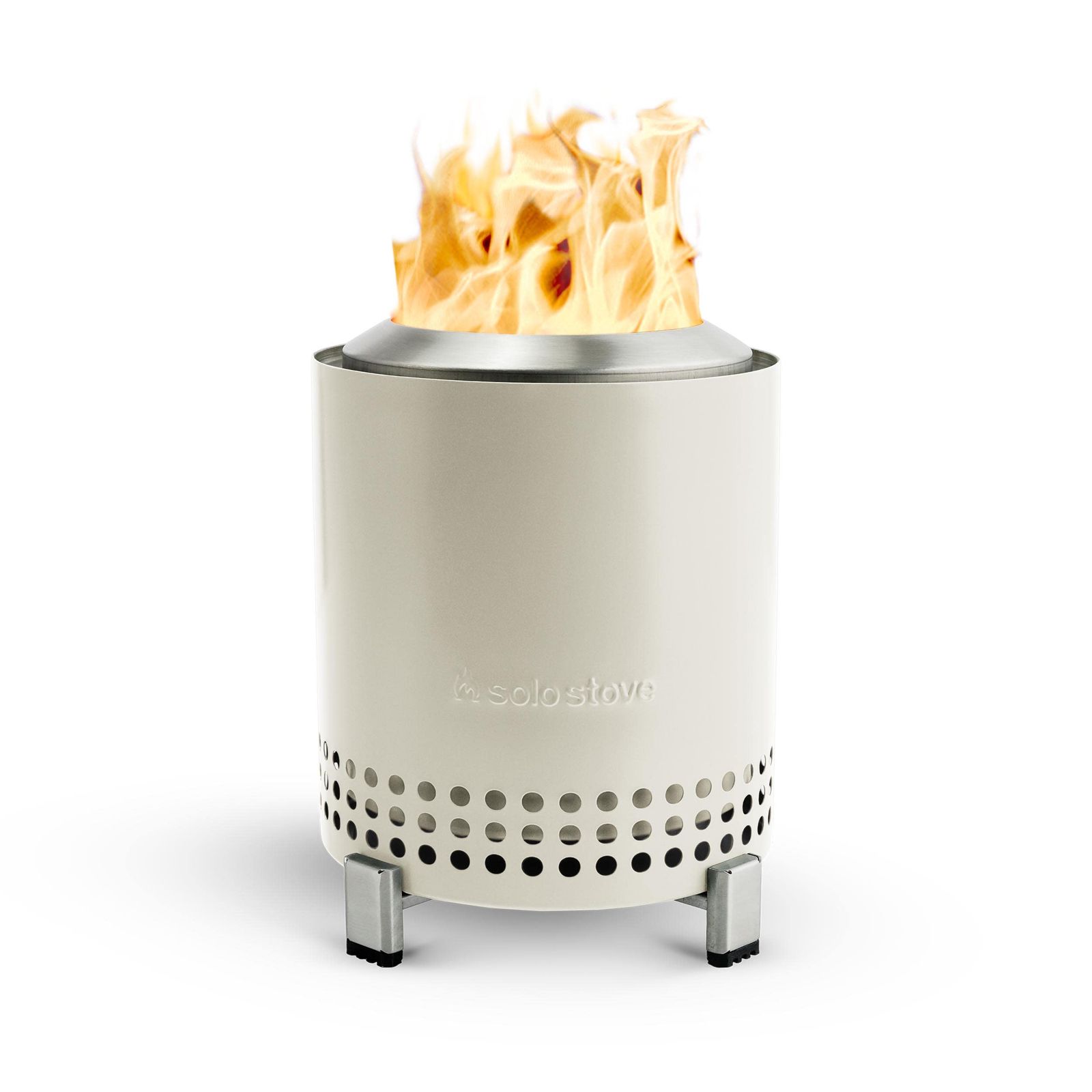 Solo Stove スタンド付き卓上ファイヤーピット |都市および郊外向けの低煙屋外ミニ火災 |ペレットまたは木材を燃料とする、安全な燃焼、ステンレス鋼、トラベルバッグ付き、6.9 x 5.1インチ、1.4ポンド メサ 骨