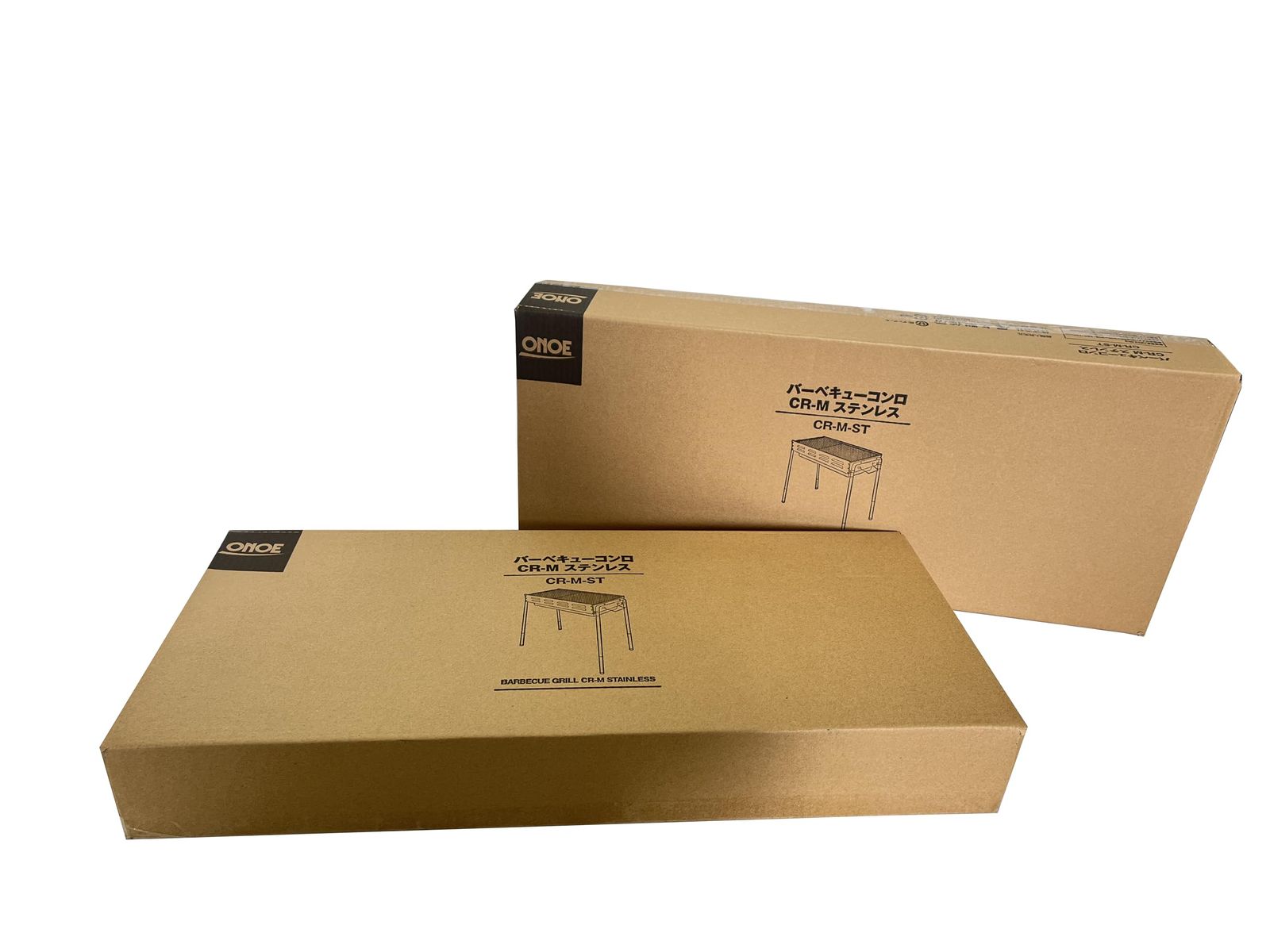 尾上製作所(ONOE) 2台入り BBQコンロCR-Mステンレス G-CR-M-ST [キャンプ用品 BBQ コンロ グリル バーベキュー 七輪]
