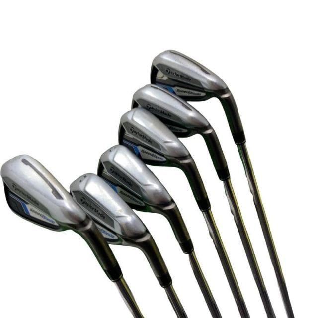 【中古】 テーラーメイド Speed Blade 6S アイアンセット IR KBS C-TAPER 90 (フレックスS) メンズ 男性用 右利き 右用 Cランク ゴルフクラブ